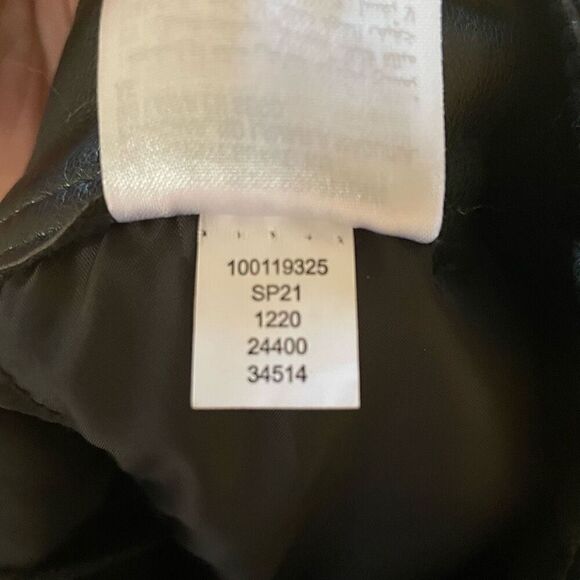 INC International Concepts Womens Pants M Faux Leather High Waist Pleated Barrel - Picture 4 of 9